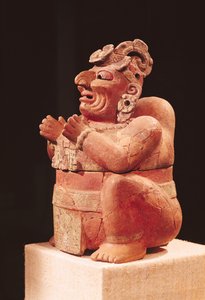 Antropomorf wierookvat, uit Guatemala, Klassieke Periode, 250-600